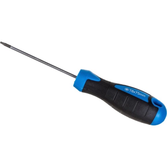 Отвертка HOEGERT TECHNIK TORX T8, 75 мм, сталь S2 HT1S051
