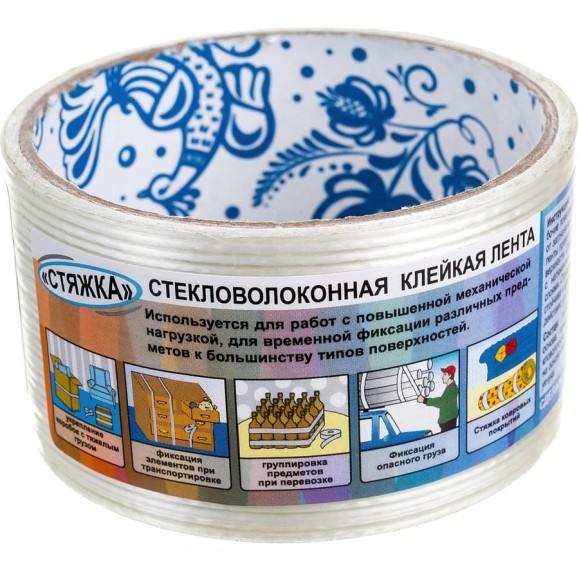 Стяжка суперпрочная лента 48мм x 5м 12 шт KROLL 4607190402070 Стяжка суперпрочная лента 48мм x 5м 12 шт KROLL 4607190402070