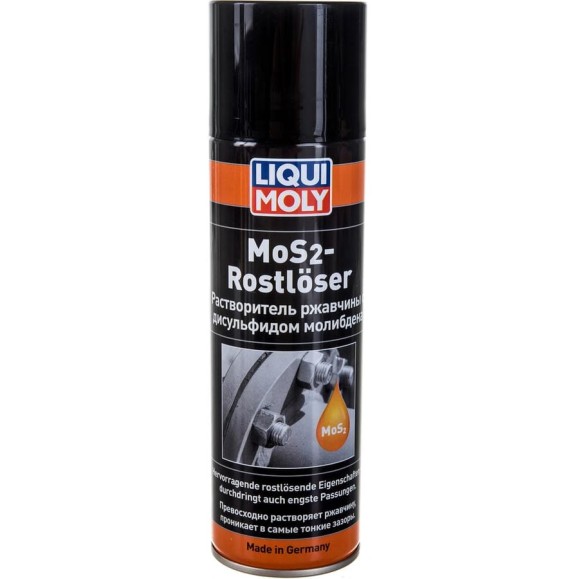 Растворитель ржавчины с дисульфидом молибдена 0,3л LIQUI MOLY MoS2-Rostloser 1986 Растворитель ржавчины с дисульфидом молибдена 0,3л LIQUI MOLY MoS2-Rostloser 1986