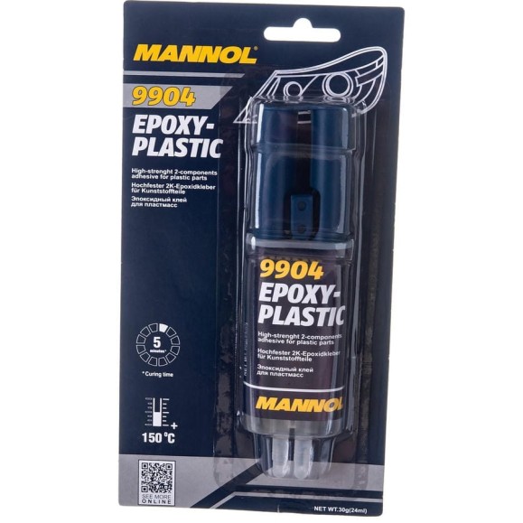 Клей для пластмасс MANNOL EPOXY PLASTIC 30 г 2405 Клей для пластмасс MANNOL EPOXY PLASTIC 30 г 2405