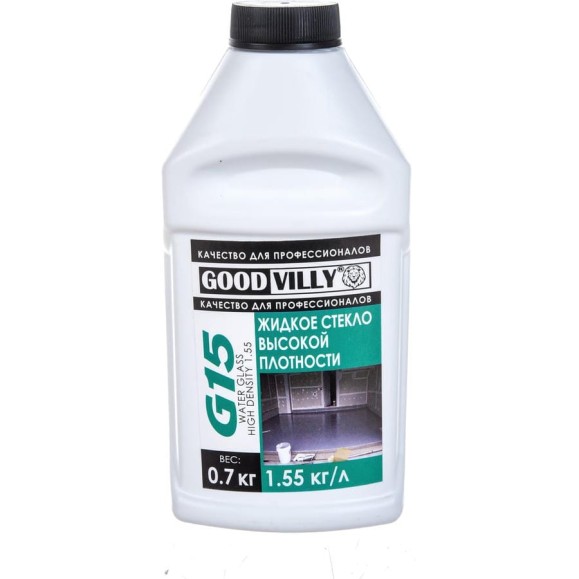 Жидкое стекло ГАММА Good Villy G15 0.7 кг 233957