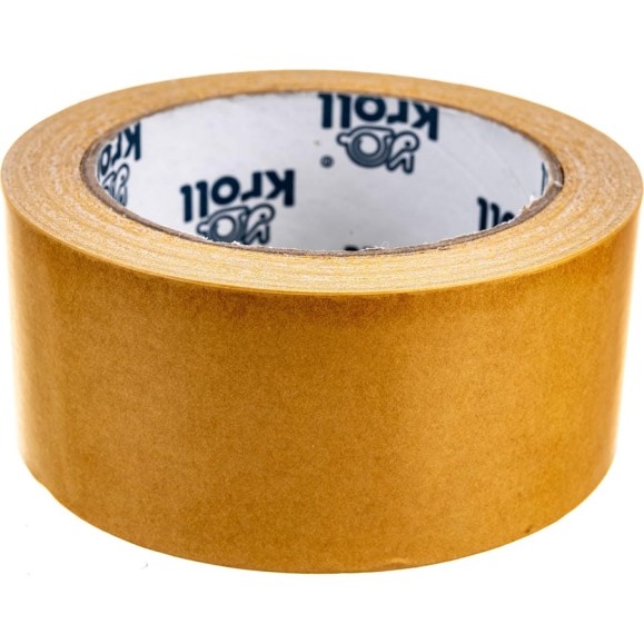 Клейкая лента двусторонняя полипропилен PP 48x25 KROLL 4607190404197