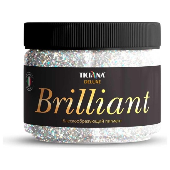 Блескообразующий пигмент Ticiana DeLuxe Brilliant 0.1 кг, бриллиант 4300002810