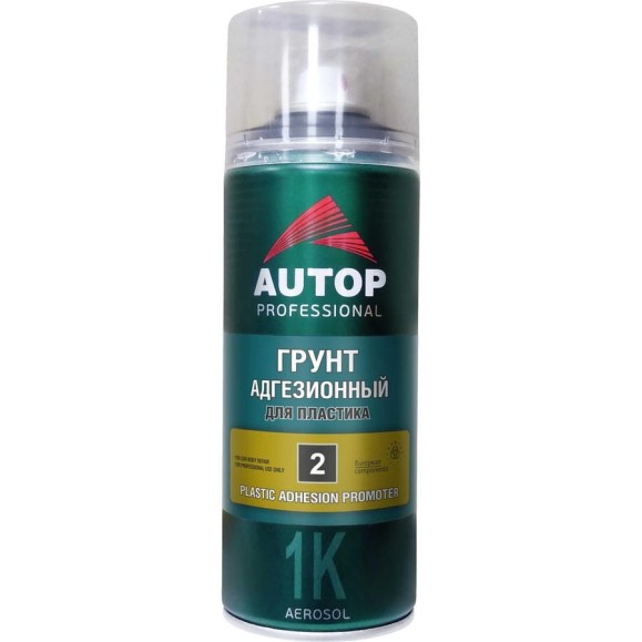 Грунт адгезионный для пластика AUTOP Professional №2, прозрачный, аэрозоль 520 мл ATP-A07271 Грунт адгезионный для пластика AUTOP Professional №2, прозрачный, аэрозоль 520 мл ATP-A07271