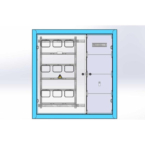 Корпус УЗОЛА ЩЭсВС-1x9-9хСЭ1-IP31-УХЛ4-/фальш-панели U0040000104 Корпус УЗОЛА ЩЭсВС-1x9-9хСЭ1-IP31-УХЛ4-/фальш-панели U0040000104