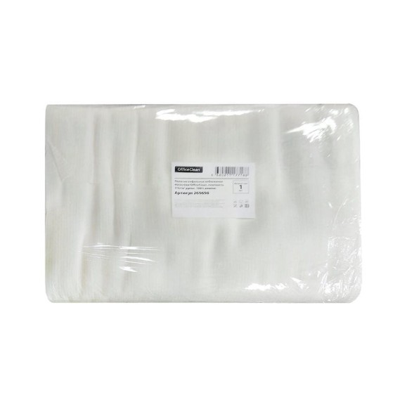 Вафельное отбеленное полотно OfficeClean 40смх50м, 110г/м2 260698