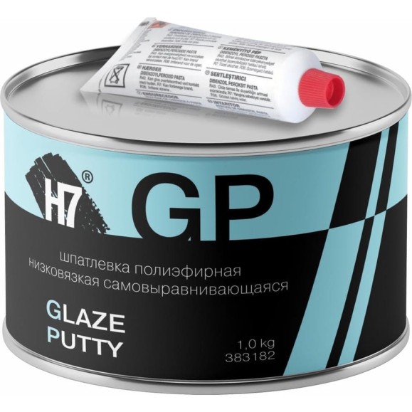 Полиэфирная низковязкая самовыравнивающаяся шпатлевка H7 Glaze Putty 1л 383182 Полиэфирная низковязкая самовыравнивающаяся шпатлевка H7 Glaze Putty 1л 383182