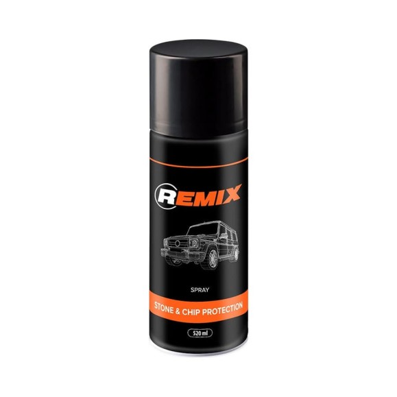 Покрытие антигравийное REMIX Spray Stone & Chip Protection GREY 520 мл RM171106