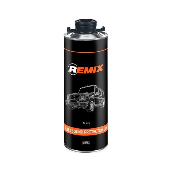 Антикоррозионное покрытие REMIX RUST & SOUND PROTECTION UBS 0,8 кг, черный RM171301
