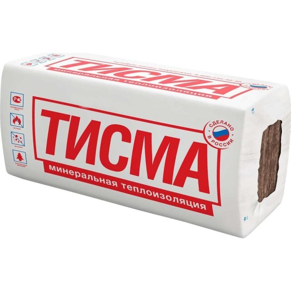 Утеплитель Тисма100x600x1300 мм, 6.24 кв. м, 8 плит 770757 Утеплитель Тисма100x600x1300 мм, 6.24 кв. м, 8 плит 770757