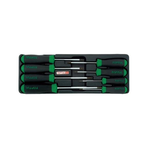 Набор отверток TOPTUL TORX T9-T40, 8 предметов, в ложементе GAAT0813 Набор отверток TOPTUL TORX T9-T40, 8 предметов, в ложементе GAAT0813