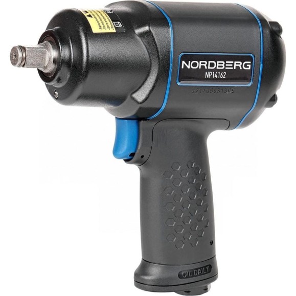 Ударный пневмогайковерт NORDBERG 1/2", 1620Нм NP14162 Ударный пневмогайковерт NORDBERG 1/2", 1620Нм NP14162
