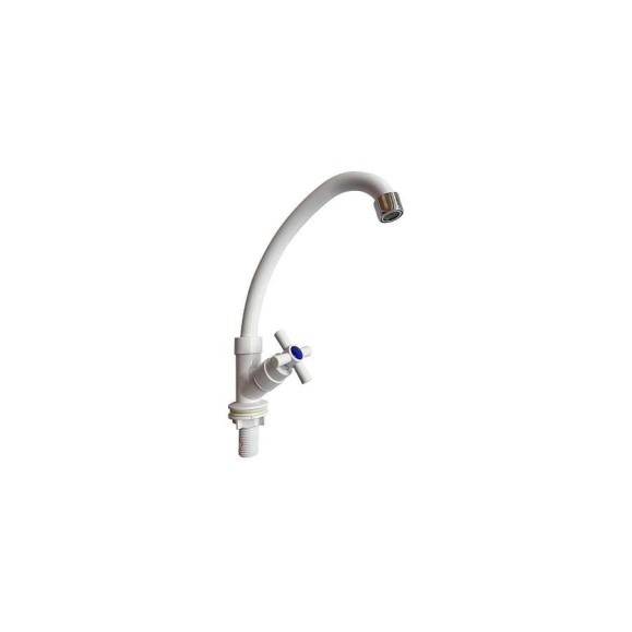 Моно-смеситель ROEGEN 1/2" м/к, ABS, белый L4 RX523A