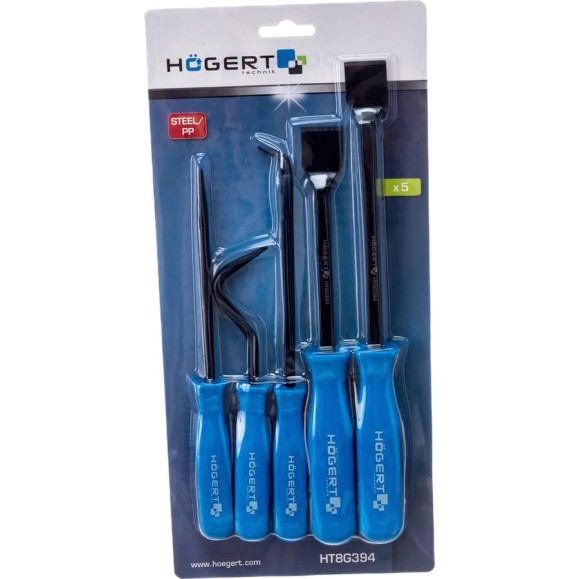 Набор скребков и крючков HOEGERT TECHNIK 5шт. HT8G394