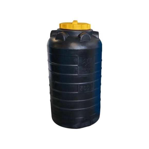 Вертикальная ёмкость KSC 500 л, черная KSC-C-BLACK-500