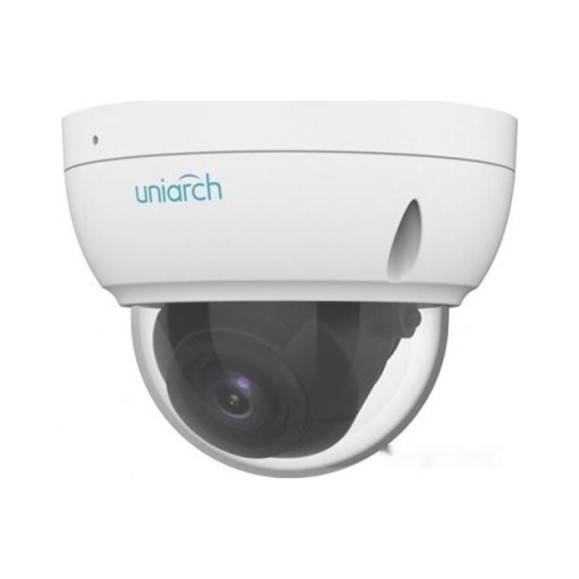 Уличная купольная антивандальная Ip-камера UNV uniarch 4мп со встроенным моторизованным объективом 2.8-12 мм, ик подсветка до 30 м. 1/2.7" cmos IPC-D314-APKZ