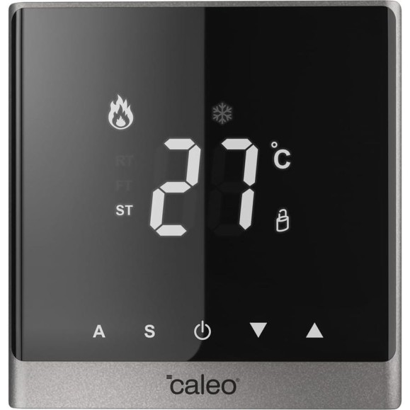 Терморегулятор Caleo c732 встраиваемый, цифровой, 3,5 кВт (серебристый) 0К-00000782 Терморегулятор Caleo c732 встраиваемый, цифровой, 3,5 кВт (серебристый) 0К-00000782