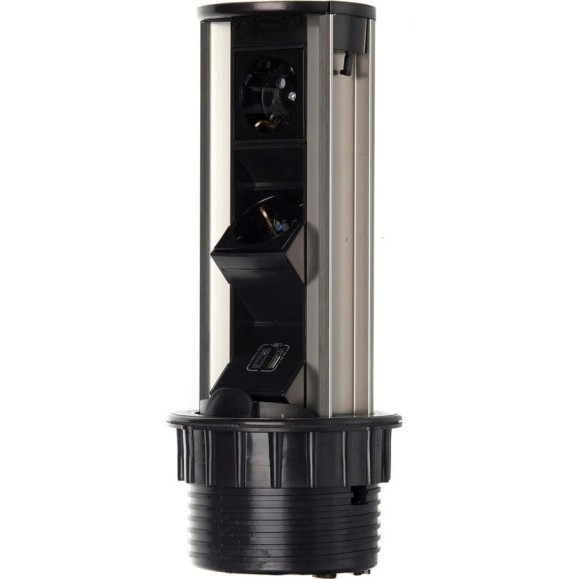 Блок розеток NAVAKO solo black 12002