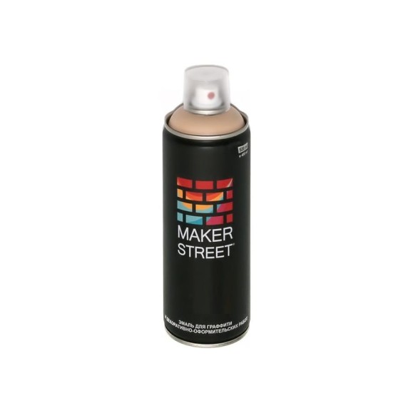 Краска (эмаль) для граффити и декоративно-оформительских работ MAKERSTREET MS400 400 мл, 106 Телесный 361030