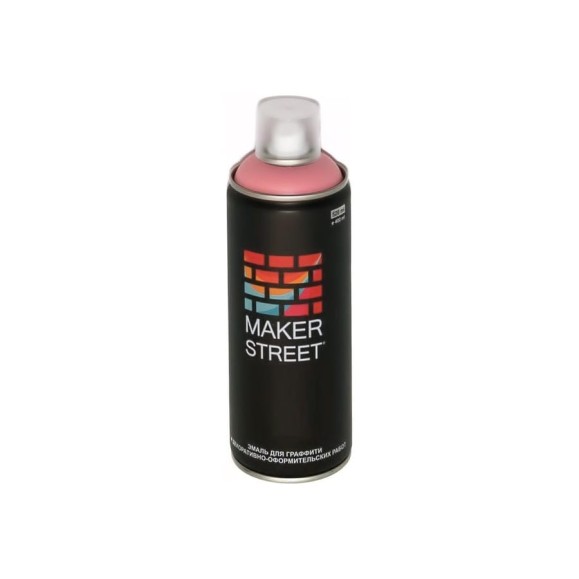 Краска (эмаль) для граффити и декоративно-оформительских работ MAKERSTREET MS400 400 мл, 303 Светло-розовый 361075