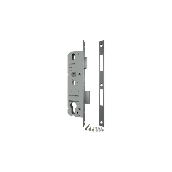 Корпус узкопрофильного замка с защелкой FUARO PROF4916-35/92 CP хром 26419