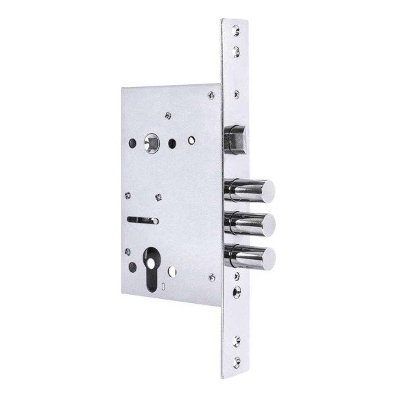Корпус врезного замка c защёлкой PUNTO MDV30C-816 CP (V30/C) CP хром 45895 Корпус врезного замка c защёлкой PUNTO MDV30C-816 CP (V30/C) CP хром 45895