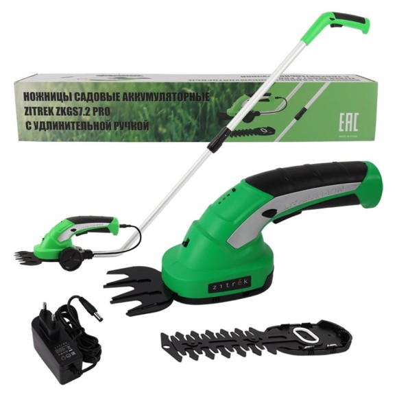 Садовые аккумуляторные ножницы с удлинительной ручкой Zitrek ZKGS7.2 Pro 082-2007