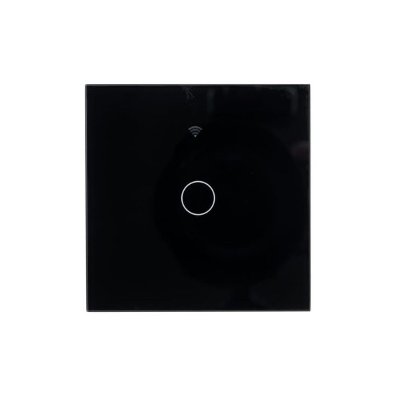 1-кнопочный выключатель SIBLING Powerlite-WS1B (черный) без 0 00-00013149