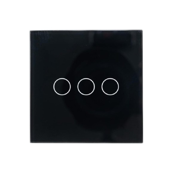 3-кнопочный выключатель SIBLING Powerlite-WS3В0 (черный) без 0 00-00017030