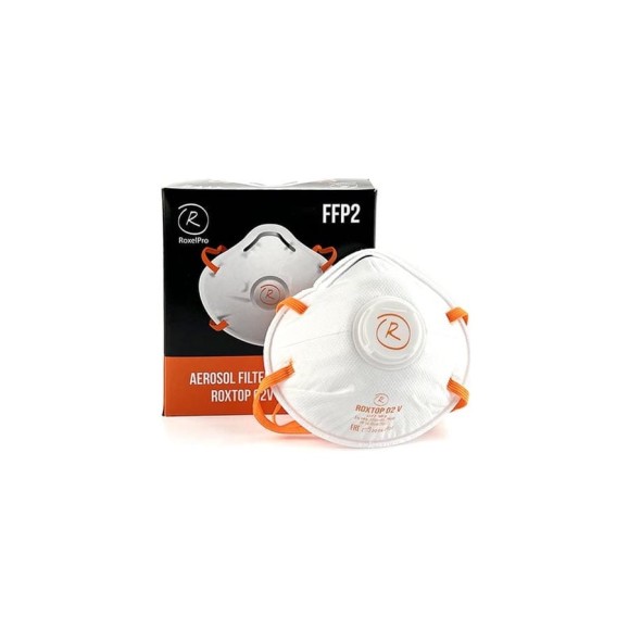 Противоаэрозольный респиратор RoxelPro ROXTOP 02V FFP2 NR D, размер L, 10 шт. 731326