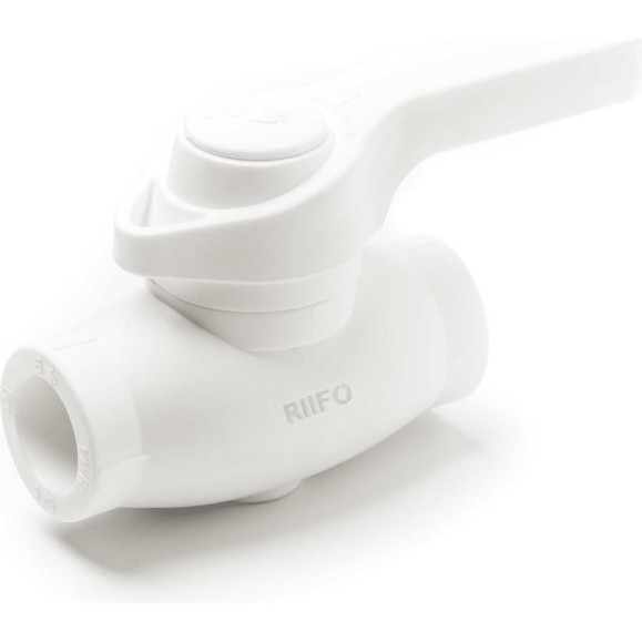 Шаровой кран RIIFO Alba PP-R/латунь 25-25 белый 1100047334 Шаровой кран RIIFO Alba PP-R/латунь 25-25 белый 1100047334