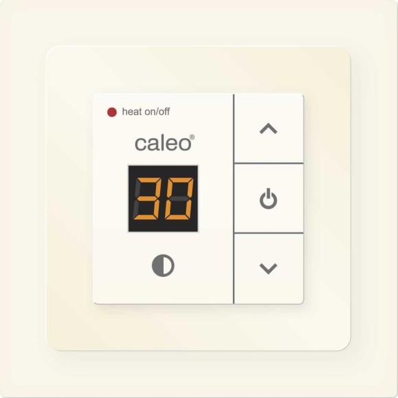 Терморегулятор Caleo 720 бежевый с адаптерами, встраиваемый цифровой, 3,5 кВт КА000001912 Терморегулятор Caleo 720 бежевый с адаптерами, встраиваемый цифровой, 3,5 кВт КА000001912