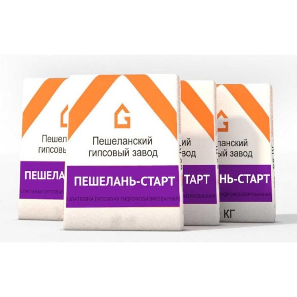 Гипсовая шпатлевка Пешеланский гипсовый завод «пешелань-старт» 25 кг STD_MSK_00058 Гипсовая шпатлевка Пешеланский гипсовый завод «пешелань-старт» 25 кг STD_MSK_00058