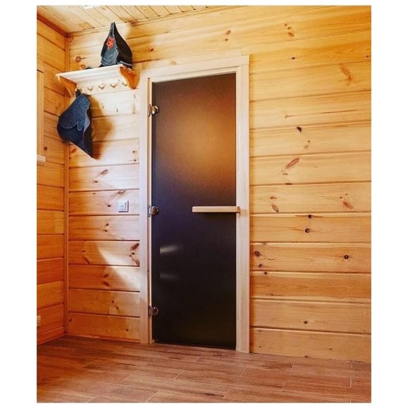 Дверь для бани DoorWood матовая бронза, 2000x800 мм, левая, петли слева DW-00014742 Дверь для бани DoorWood матовая бронза, 2000x800 мм, левая, петли слева DW-00014742