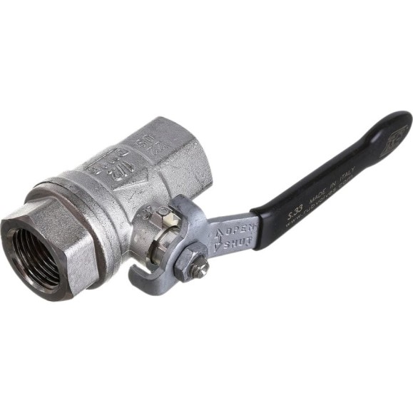 Усиленный шаровой кран RuB BRESСIA (S.33), 1/2" DN15 PN65, ВР-ВР, ручка S33D00 Усиленный шаровой кран RuB BRESСIA (S.33), 1/2" DN15 PN65, ВР-ВР, ручка S33D00