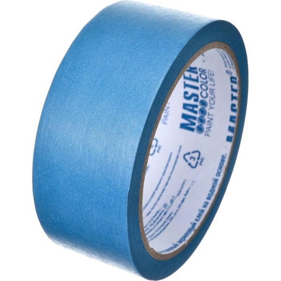 Малярная бумажная лента для деликатных поверхностей MASTER COLOR 38 мм х 25 м 30-6133 Малярная бумажная лента для деликатных поверхностей MASTER COLOR 38 мм х 25 м 30-6133