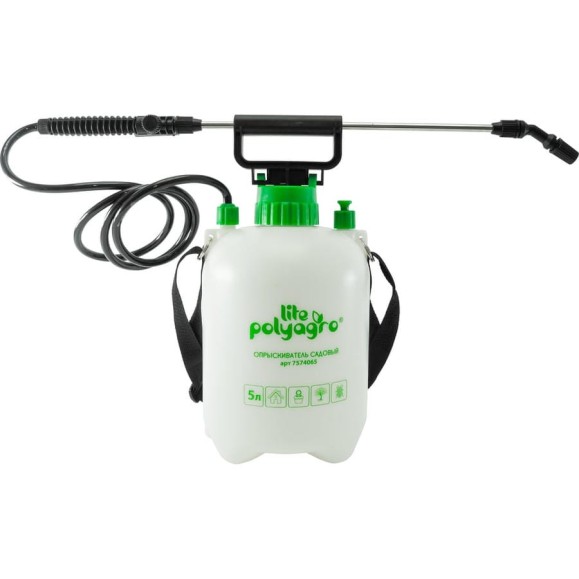 Садовый пневматический опрыскиватель POLYAGRO Lite 5 л 7574065 Садовый пневматический опрыскиватель POLYAGRO Lite 5 л 7574065