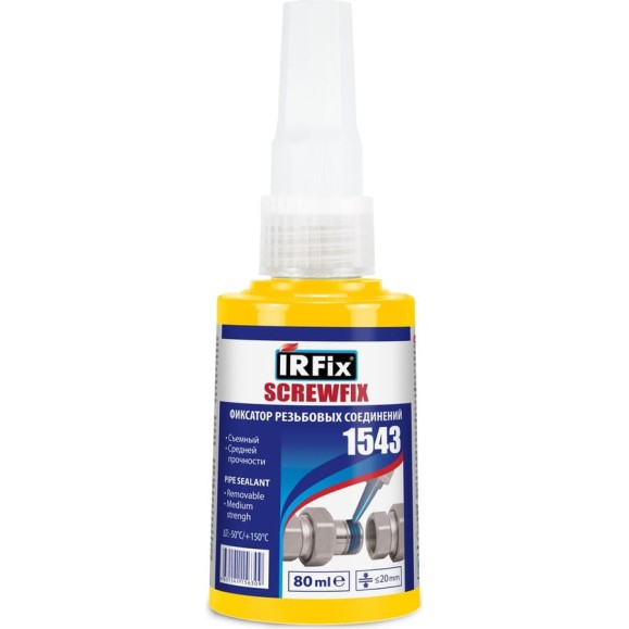 Анаэробный герметик (Гармошка) IRFIX SCREWFIX 80 мл 1543 20079