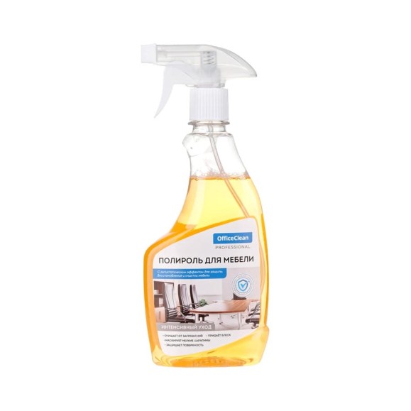 Полироль для мебели OfficeClean спрей, 500мл 298172