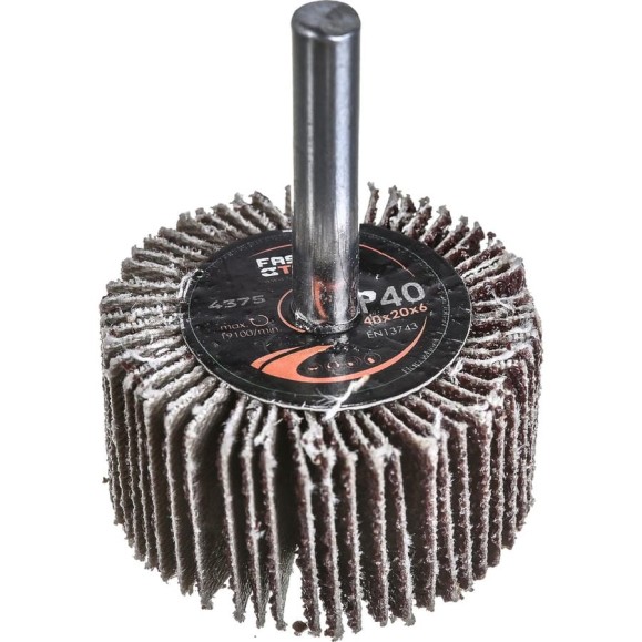 Круг лепестковый радиальный 40x20 мм, P40 FASTER TOOLS 4375