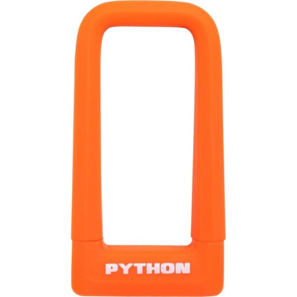 Навесной замок с креплением на раму Авангард PYTHON 626 ORANGE силикон, всепогодный 14857
