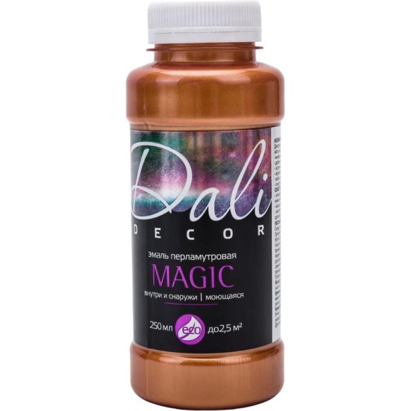 Перламутровая эмаль Dali-Decor Magic бронза 0.25 л 6/12 203406