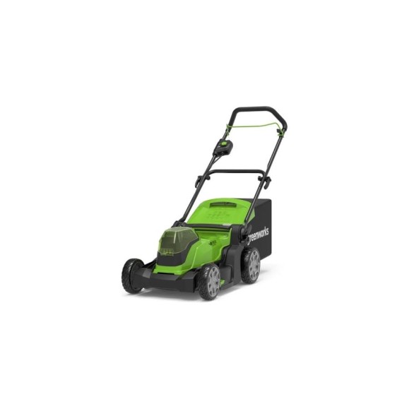 Аккумуляторная газонокосилка GreenWorks 2х24V, 41 см, с 2хАКБ 4Ач и ЗУ 2512607UD