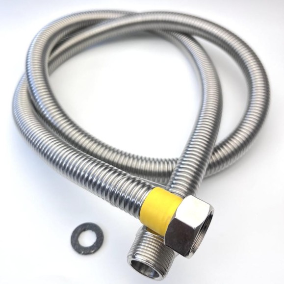 Сильфон для газа в оплетке ПВХ 3/4", 1.5 м, ВР/НР TUBOFLEX 4829800