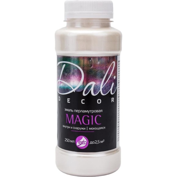 Эмаль Dali-Decor Magic серебро 0.25 л 6/12 203409