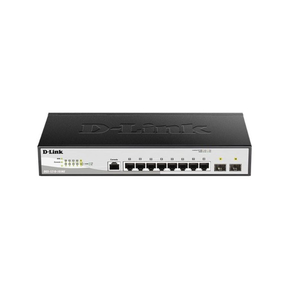 Управляемый l2 коммутатор d-link Dgs-1210-10/me/a1a с 8 портами 10/100/1000base-t и 2 портами 1000base-x sfp DGS-1210-10/ME/B2A Управляемый l2 коммутатор d-link Dgs-1210-10/me/a1a с 8 портами 10/100/1000base-t и 2 портами 1000base-x sfp DGS-1210-10/ME/B2A