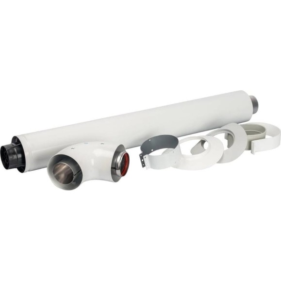 Комплект коаксиальный для прохода через стену STOUT Sca-6010-230850 (совместим vaillant pro, plus, protherm пантера, гепард) 60/100, 850 мм RG008P19SQ1GN2