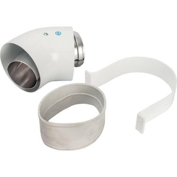 Элемент дымохода STOUT Sca-6010-000045 отвод коаксиальный 45 dn60/100, п/м уплотнения и хомут в комплекте (с логотипом) RG008P2B9TO4HL Элемент дымохода STOUT Sca-6010-000045 отвод коаксиальный 45 dn60/100, п/м уплотнения и хомут в комплекте (с логотипом) RG008P2B9TO4HL