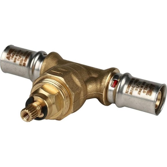 Вентиль с хромированной ручкой STOUT Sfp-0014-001616 16x16 для металлопластиковых труб, прессовой RG008S9C4SK22C Вентиль с хромированной ручкой STOUT Sfp-0014-001616 16x16 для металлопластиковых труб, прессовой RG008S9C4SK22C