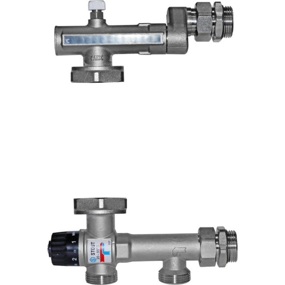 Насосно-смесительный узел с термостатическим клапаном STOUT Sdg-0120-005010 20-55c, без насоса RG0090KIJOBV1B Насосно-смесительный узел с термостатическим клапаном STOUT Sdg-0120-005010 20-55c, без насоса RG0090KIJOBV1B